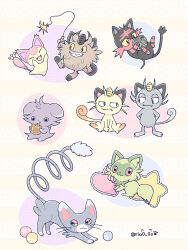 alolan meowth from pokemon by rio (rio0v0o)