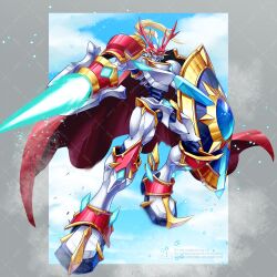 dukemon from digimon by yashima (yokon4039)