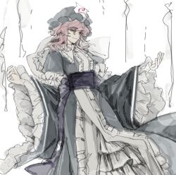 saigyouji yuyuko from touhou