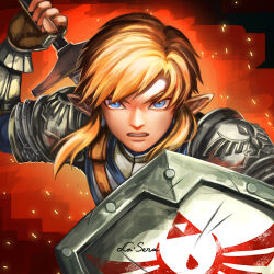 link from the legend of zelda by la-sera