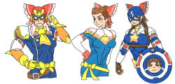 captain america from cookie (touhou)