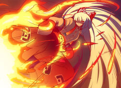 fujiwara no mokou from touhou by raion-san
