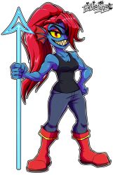 undyne from undertale by emil-inze