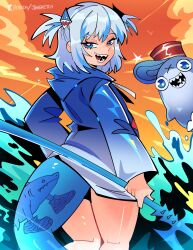 bloop (gawr gura) from hololive