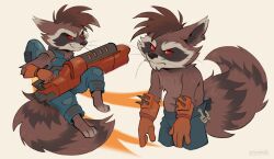 rocket raccoon from guardians of the galaxy