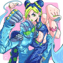 kujo jolyne from jojo no kimyou na bouken
