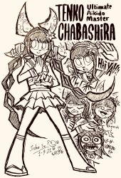 chabashira tenko from danganronpa (series) by josh-s26