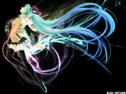hatsune miku from vocaloid by yutu