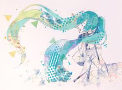 hatsune miku from vocaloid