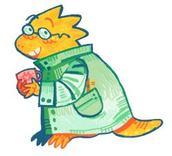 alphys from undertale by radioactive-scientist
