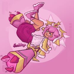 strawberry crepe cookie from cookie run