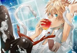 kagamine len from out of eden (vocaloid) by hakuseki
