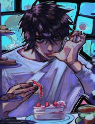 l (death note) from death note by sybbatra
