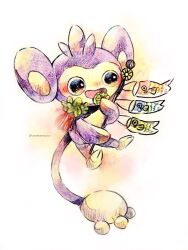 aipom from pokemon by non (kumakawayusu)