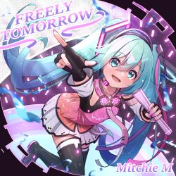 hatsune miku from freely tomorrow (vocaloid)