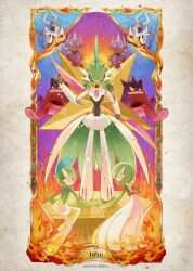 gallade from pokemon by blawn z
