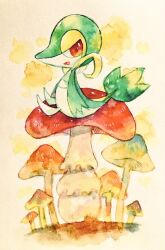 snivy from pokemon by non (kumakawayusu)