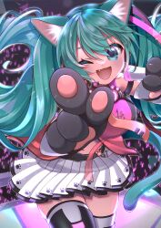 hatsune miku from freely tomorrow (vocaloid)