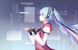 hatsune miku from freely tomorrow (vocaloid) by yue yue
