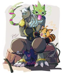 chiropmon from digimon by konagonana