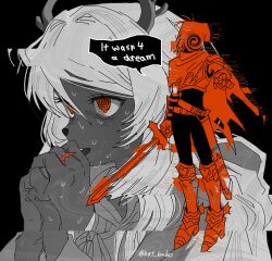 kris (dark world) (deltarune) from deltarune by hat babo