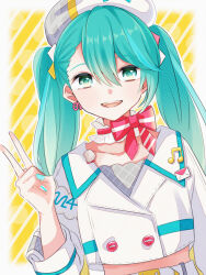 hatsune miku from magical mirai (vocaloid)