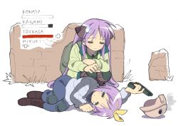 hiiragi kagami from lucky star by surume (hir0ndelle)