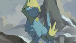 manectric from pokemon by kura (shironagasu02)