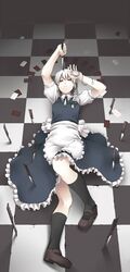 izayoi sakuya from touhou by tetsuya
