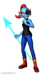 undyne from undertale by longsword97
