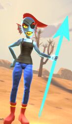 undyne from undertale by xx-thaddeus-xx
