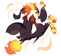 delphox from pokemon by sleepy cheeky