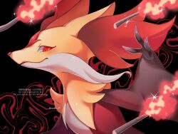 delphox from pokemon by iwasi 29