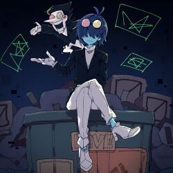 kris (dark world) (deltarune) from deltarune by 2525nicc