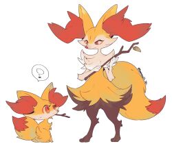 braixen from pokemon by mamebato