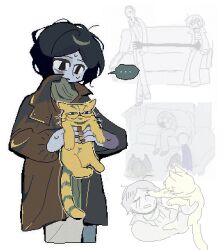 coat guy (no i'm not a human) from no i'm not a human