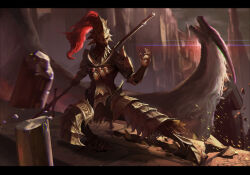 dragon slayer ornstein from dark souls (series)