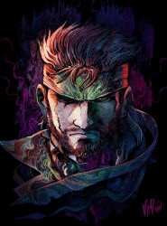 big boss from konami by vinartwork