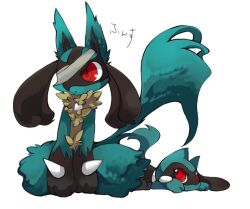 lucario from pokemon by inumimi-syndrome