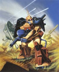 desert zaku from gundam by ryukow masseau