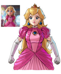princess peach from super mario bros.