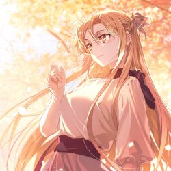 asuna (sao) from sword art online by yoru kiri