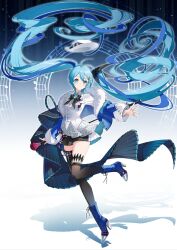 hatsune miku from vocaloid by vilor