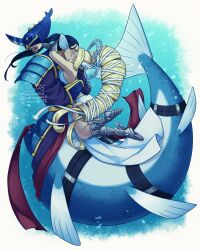 neptunemon from digimon by bechno kid
