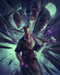 geralt of rivia from the witcher (series)