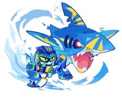 mega sharpedo from metal cardbot