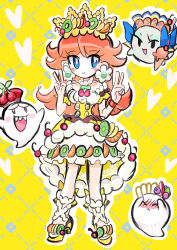 boo (mario) from paper mario by rakugaki shitagari-ya