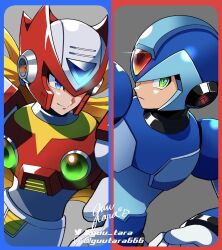 x (mega man) from mega man (series) by guutara