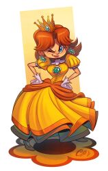 princess daisy from super mario bros.