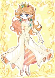 princess daisy from super mario bros. by rakugaki shitagari-ya